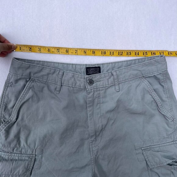 Levi's Gray 5-Pocket Men Cargo Shorts Size 34 Gorpcore Outdoor Camping Dadcore - Picture 6 of 9
